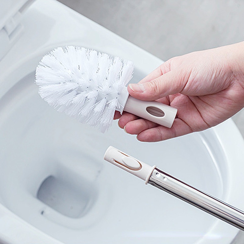 Bàn Chải Vệ Sinh Toilet Với Đế Hút Chân Không 2 Trong 1 Tiện Dụng