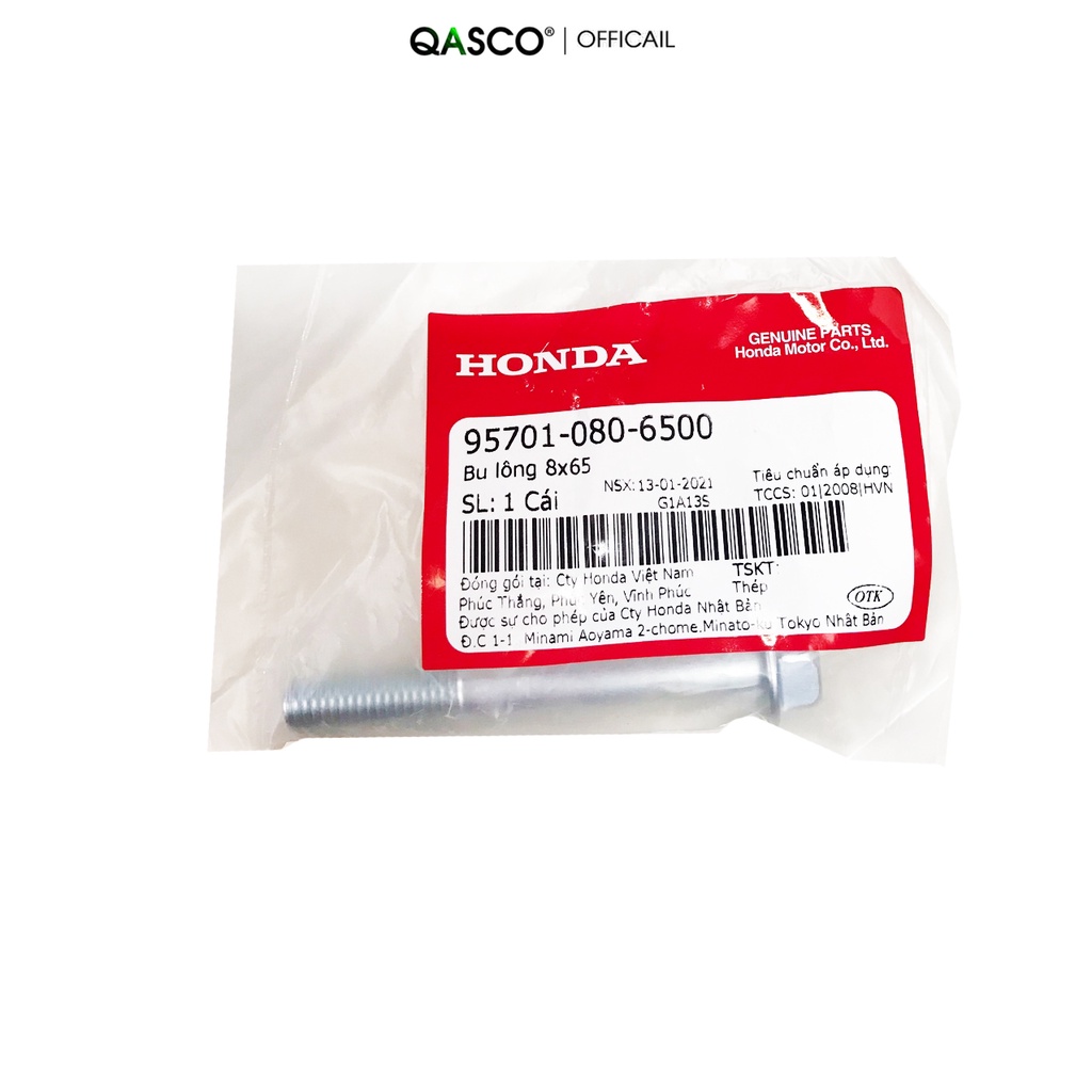 Bu lông HONDA nhiều dòng xe 8×65  QA(957010806500) _( 273)