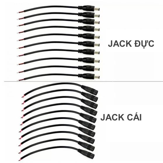 DÂY JACK CẮM NGUỒN ĐIỆN DC 5.5 x2.1mm