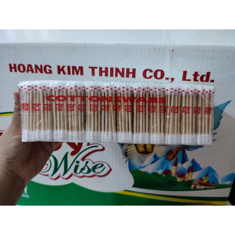 Bông rái tai tiệt trùng thân gỗ ATEN (LEVEE)