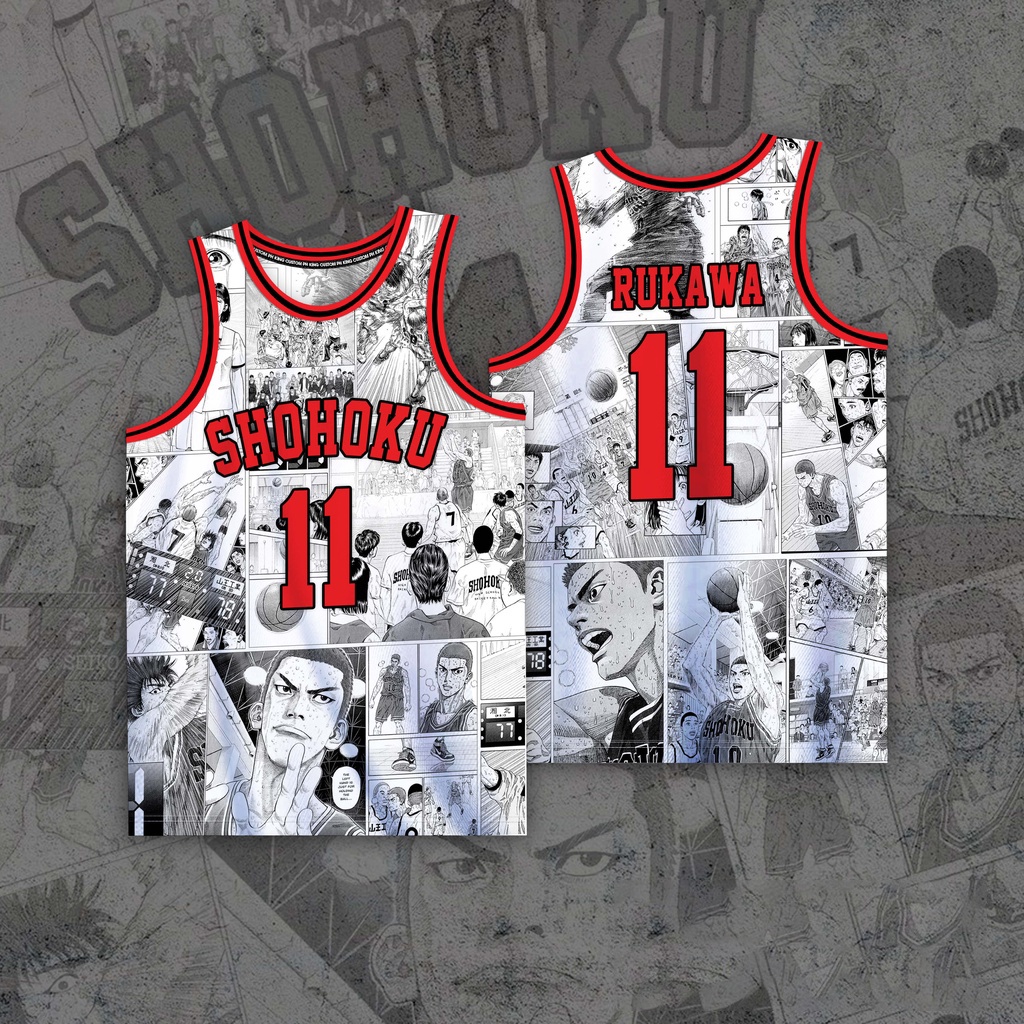 Áo Bóng Rổ SLAMDUNK SHOHOKU Cá Tính