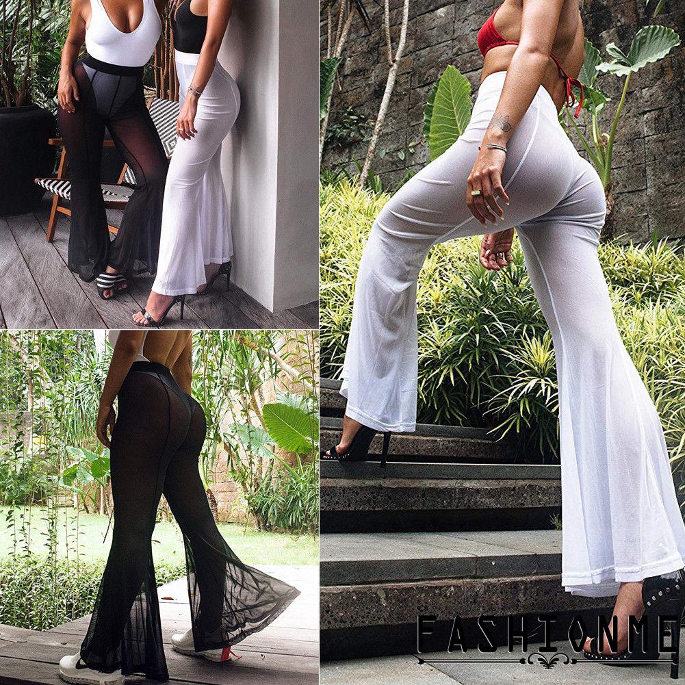 Quần dài nữ mặc ngoài bộ bikini cho nữ khi đi biển | BigBuy360 - bigbuy360.vn