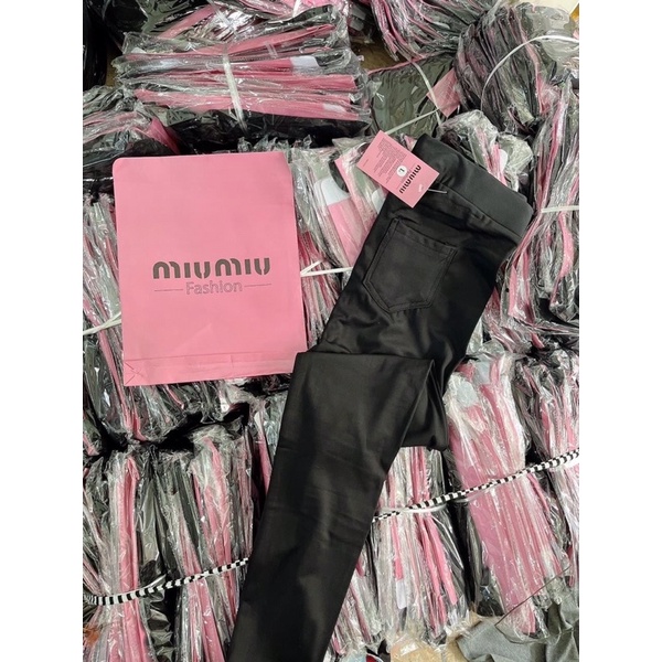 Quần legging nữ dài, vải thun co dãn 4 chiều chất UMI thoáng mát, có túi sau , LEGGING-001 XinhShop365