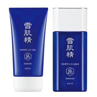 kem chống nắng kose sekkisei white uv milk