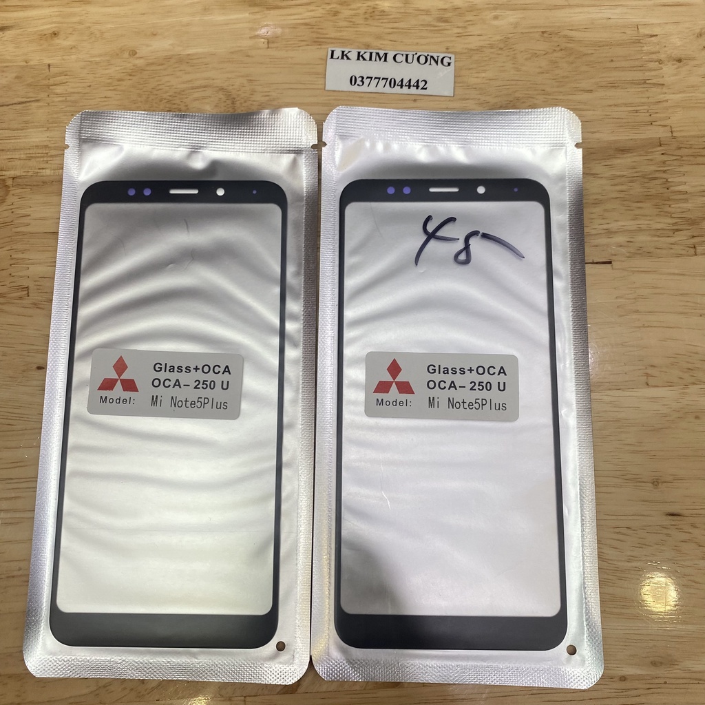 Kính ép liền keo tương thích redmi 5 plus