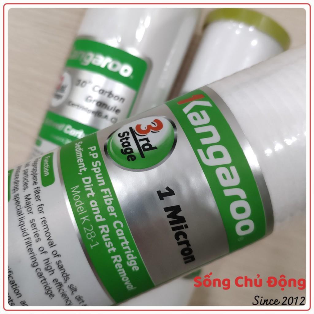Lõi lọc thô Kangaroo chính hãng ( set 2 lõi 1, 1 lõi 2, 1 lõi 3 ) thay thế được tất cả các dòng máy lọc nước | BigBuy360 - bigbuy360.vn