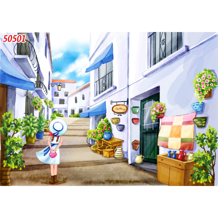 Tranh 3D Dán Tường Phòng Trẻ Em Nhiều Chủ Đề Nhiều Kích Thước