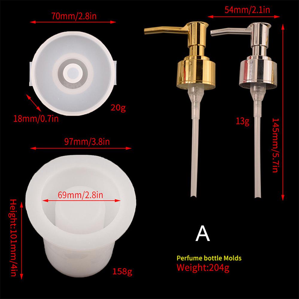 YEW Khuôn Silicone Làm Bình Nước Hoa Thủ Công DIY