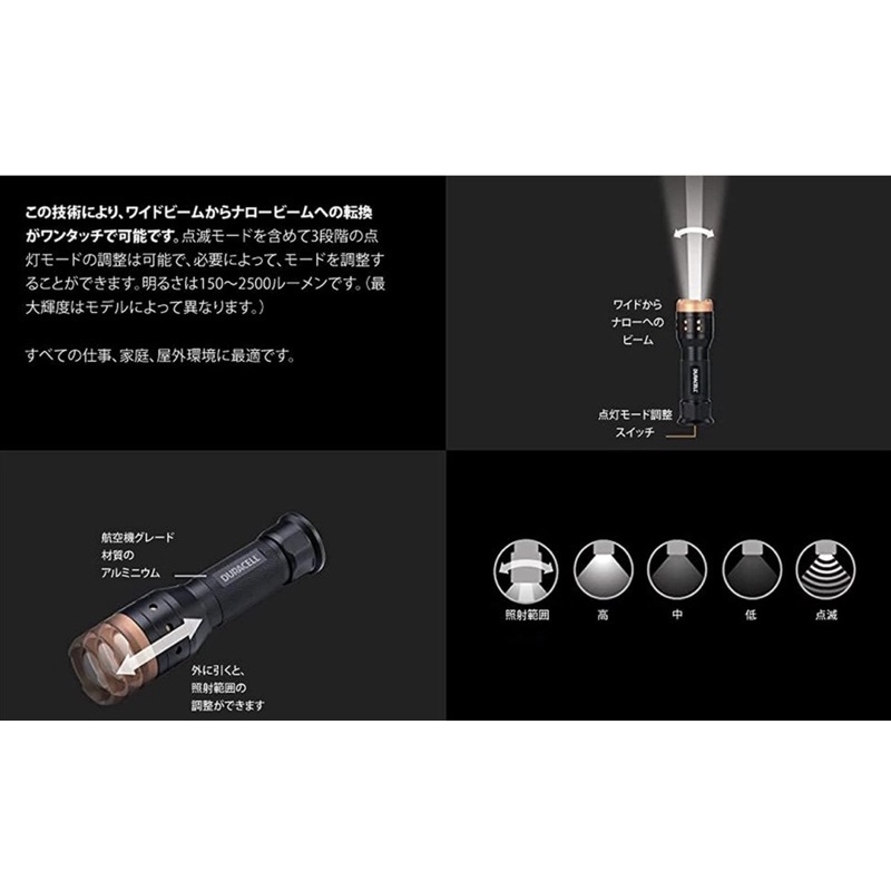 Đèn Pin Duracell Durabeam Ultra 550 Lumens