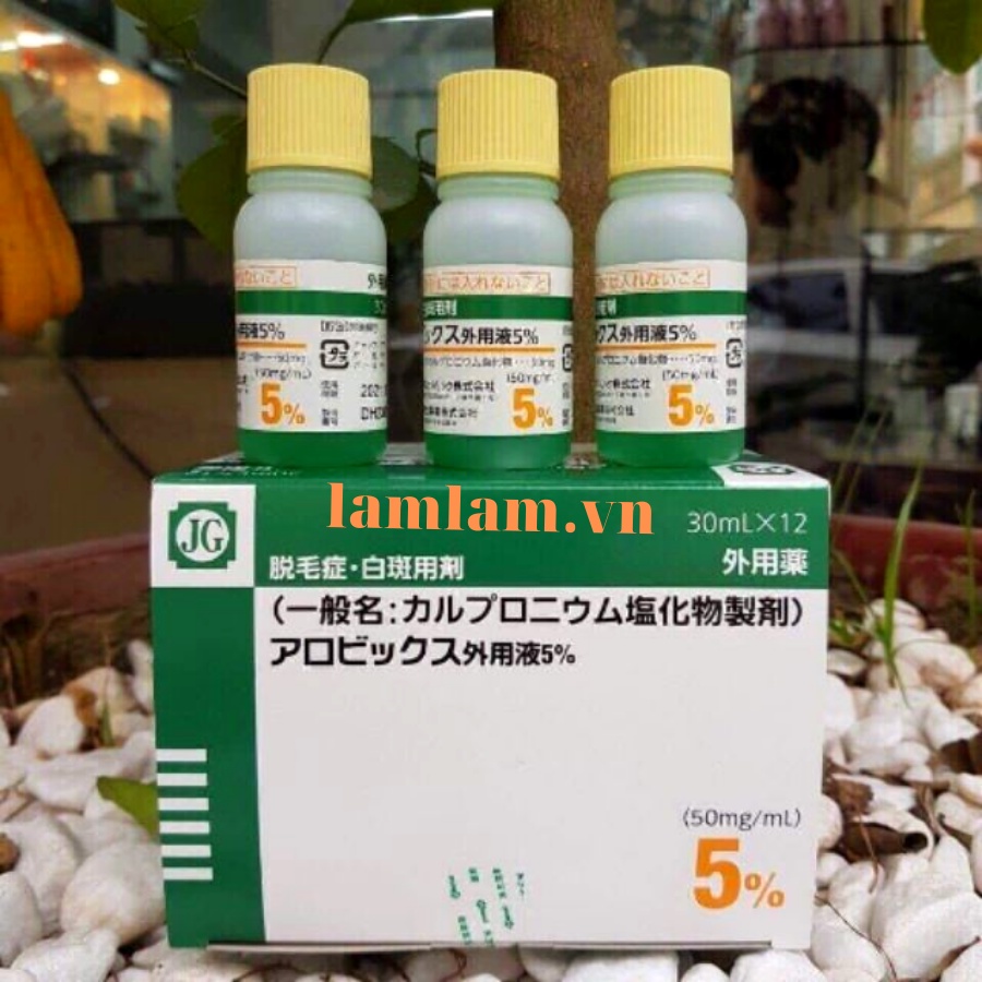 Tinh chất mọc tóc thảo dược chống hói, rụng Sato AROVICS Solution 5% Nhật Bản 30ml
