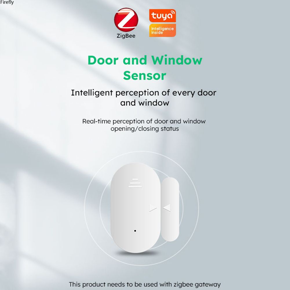 Cảm Biến Mở Cửa Sổ Thông Minh Aubess Tuya Zigbee 3.0 Tương Thích Với Alexa Google Home