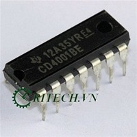 Combo 10 con CD4001BE,CD4001 Dip 14 IC