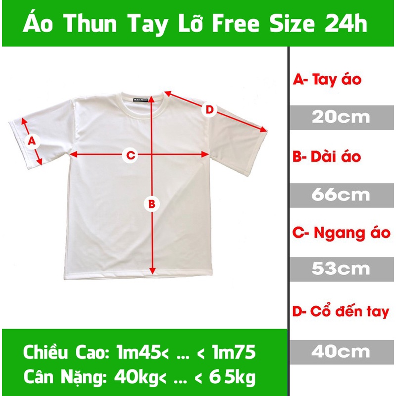 Áo Tay Lỡ Tay Lửng Nhiều Màu Thời Trang 24h Vải Dày Unisex | BigBuy360 - bigbuy360.vn