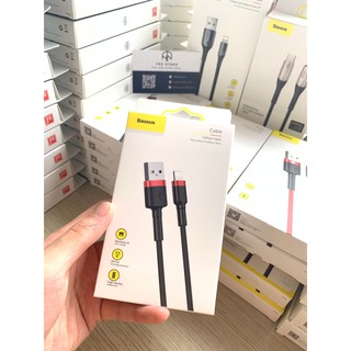 Cáp sạc nhanh Baseus LV267 Lightning, Type-C, Micro