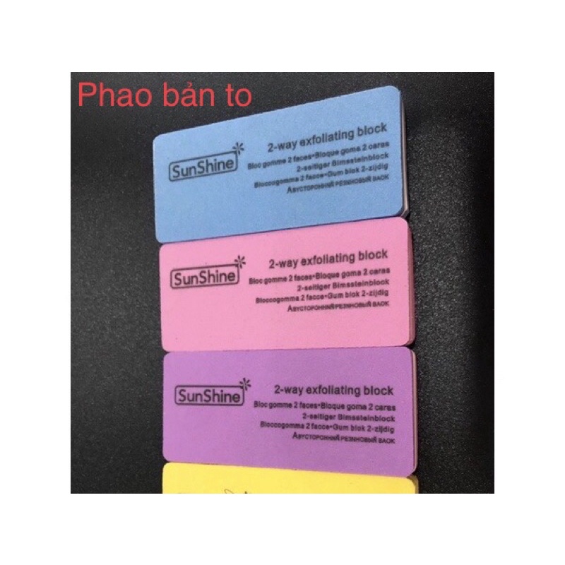 Phao nhám, mịn móng Sunshine - Phao ngắn - mini