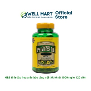UK-Viên uống Tinh Dầu Hoa Anh Thảo Primrose 1000mg cải thiện nội tiết tố nữ hiệu quả lọ 120v