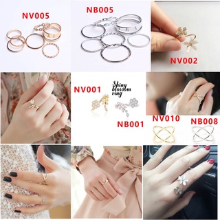 [HÀNG ĐẸP] Nhẫn Nữ, Nhẫn Thời Trang Nữ, Hình Hoa Lá Đính Đá Sang Trọng, Phụ Kiện Thời Trang Nữ