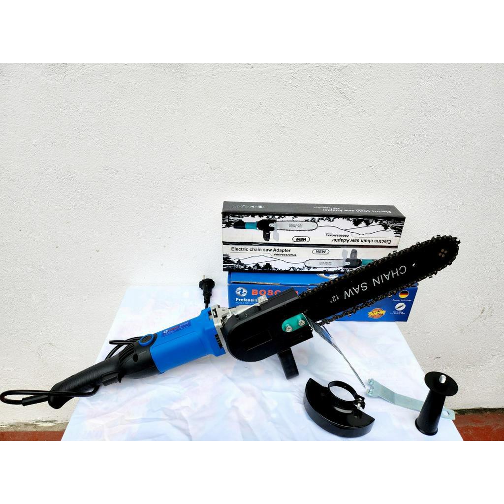 Máy mài kèm lưỡi cưa xích cắt cây công xuất 1050w có chỉnh tốc độ bảo hành 12 tháng