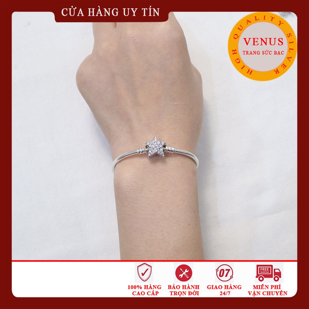 Vòng charm khóa ngôi sao- Mã sản phẩm VENUSV27