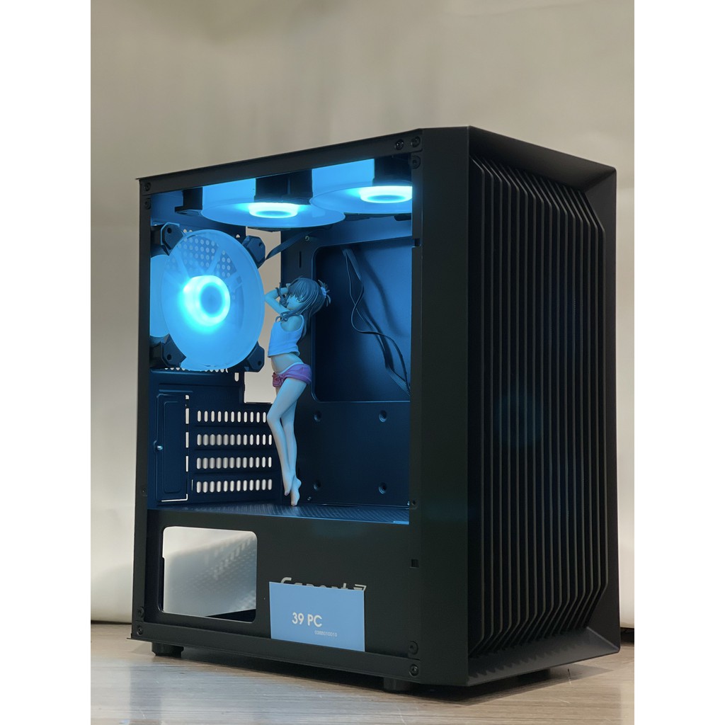 Now/ Grab Vỏ Case Gaming Matx Mặt Hông Cường Lực, Nhỏ Gọn, Tiết Kiệm Không Gian - Chỉ Bán HCM