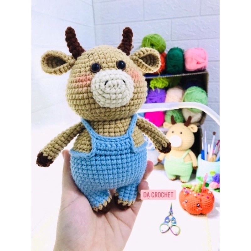 Gấu bông hình trâu cho bé