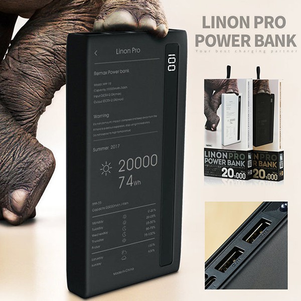 Pin sạc dự phòng 20.000 mAh Lõi Lithium Polyme RPP - 73 hãng Remax