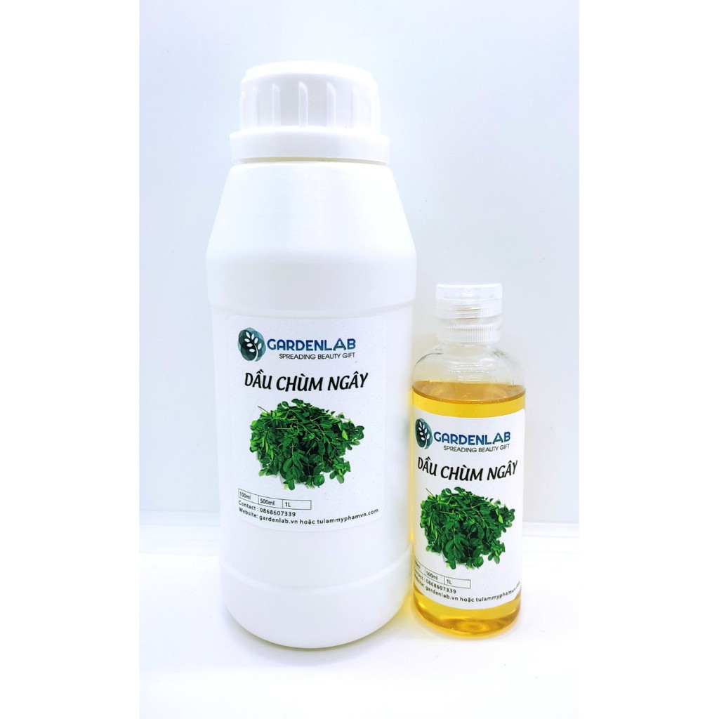 1L Dầu Hạt Chùm Ngây - Dầu Nền Dùng Trong Mỹ Phẩm (MORINGA OIL)