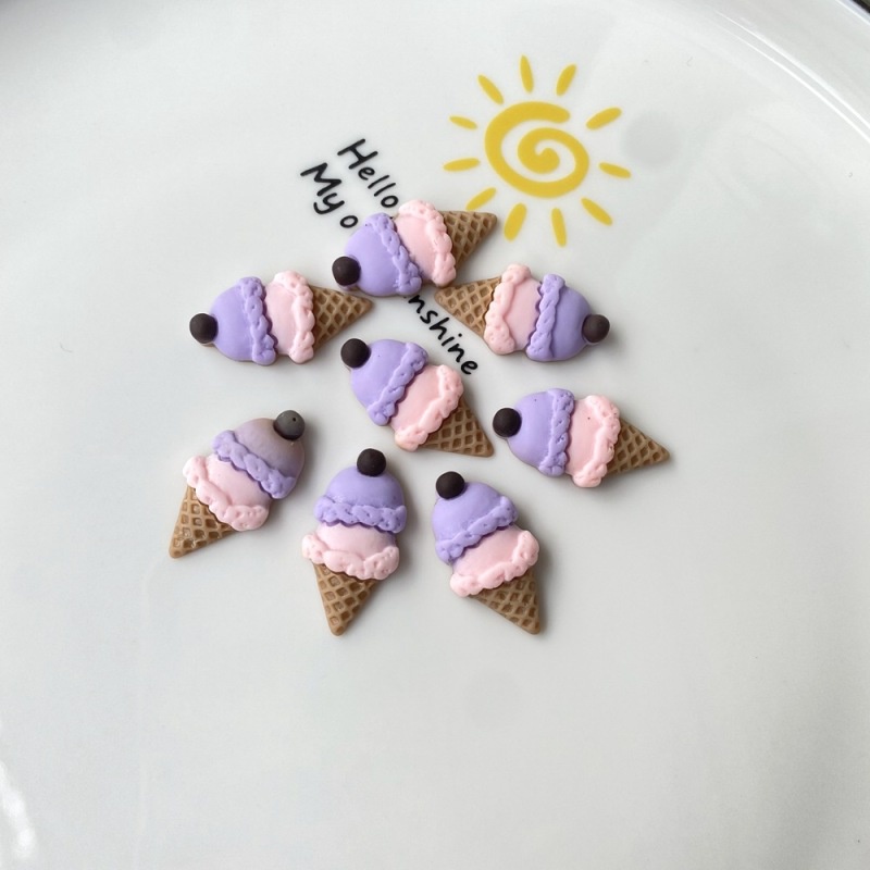 Bộ 20 Dây Buộc Tóc / Điện Thoại / Bình Nước Hình Que Kem Diy