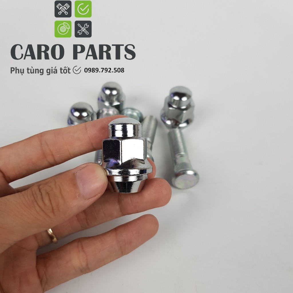 Ốc lốp, ốc lazang, Ecu, Bulong, Ê cu, Bu lông xe Kia và Hyundai: i10, Monring, Santafe, Accent, K3, Cerato, Rio, Sorento