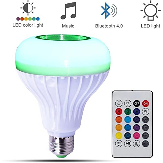 Đèn Led Kiêm Loa Bluetooh Music Lamp E27 12W LED RGB Bluetooth Speaker Bulb