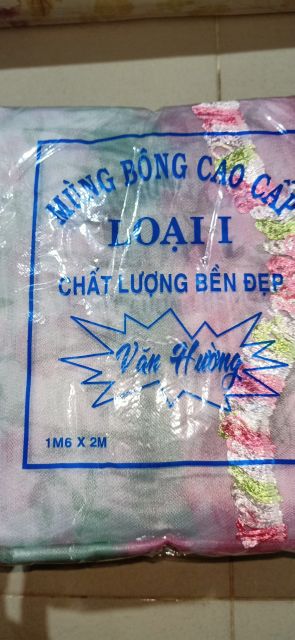 Mùng Voan Bông 1m6 x 2m - Mùng Ngủ In Bông