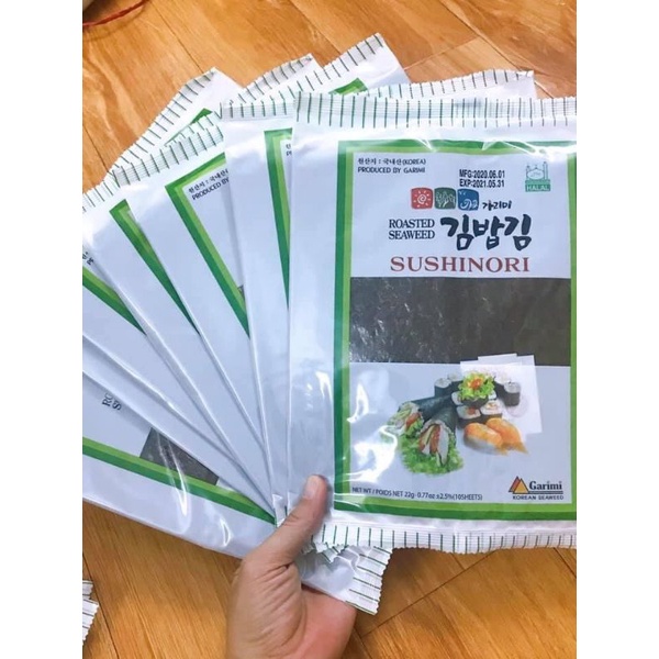 Rong Biển Cuộn Cơm 10 lá 22g - Rong Biển Làm Kimbap