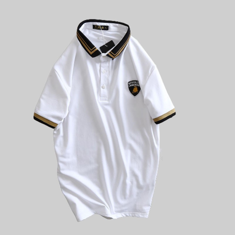 Áo thun nam có cổ polo cao cấp, vải cotton giãn 4 chiều, vải mềm, mát, MS05, áo thun cao cấp LB1990store