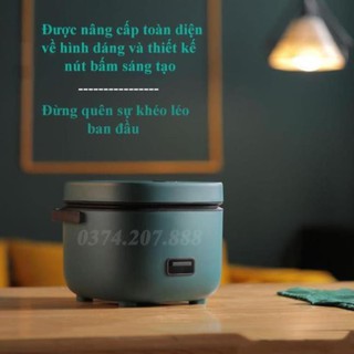 [leo9] Nồi Cơm Điện Đa Năng Mini  1,2L  (Nấu Cháo, Chưng, Hấp, Luộc...) L2 [loại 1]