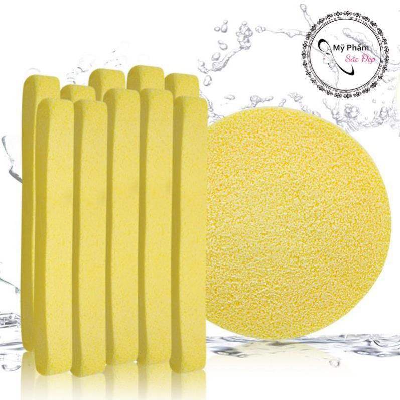 Bông mút rửa mặt dạng nén Chivey Bọt biển mềm mịn làm sạch da và giảm mụn Hàng loại 1 (Chính hãng) | BigBuy360 - bigbuy360.vn