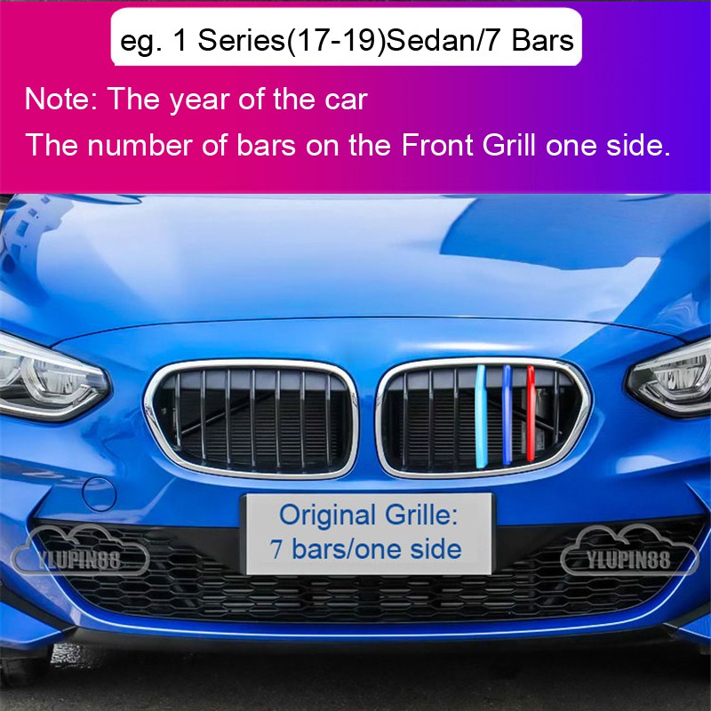 Set 3 Miếng Dán Trang Trí Xe Hơi bmw 1 series 2 series 3 series 4 series 5 series 6 series x1 x2 x3 x4 x5 Ốp Điện Thoại Thời Trang Cho Vivo x6 x7 z4 x7