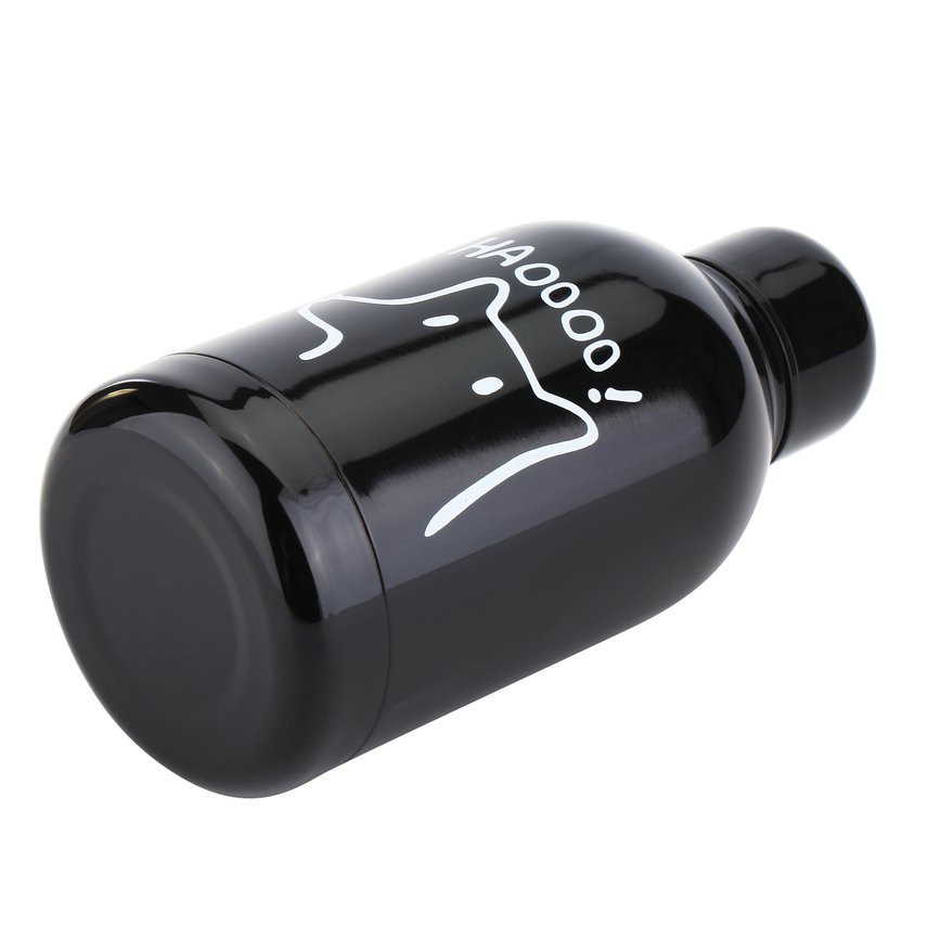 Bình Nước Giữ Nhiệt Bằng Thép Không Gỉ Họa Tiết Hoạt Hình Dung Tích 300ml