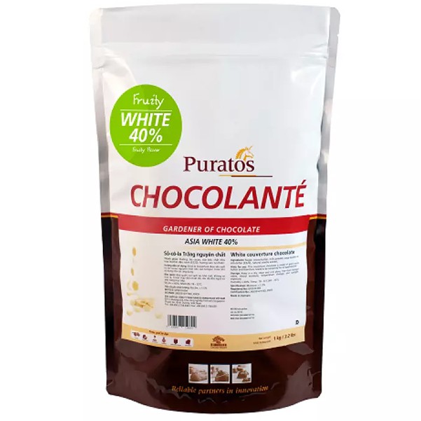 Socola trắng 40% 1kg