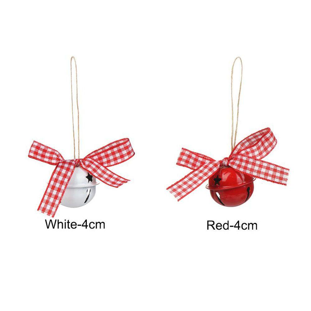 LONTIME Set 6 Chuông Giáng Sinh 4cm Bằng Kim Loại Dễ Thương Dùng Để Trang Trí