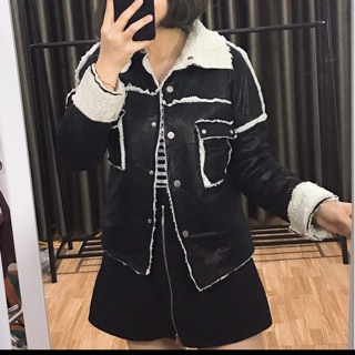 Áo khoác da lộn