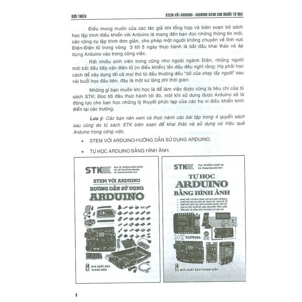 Sách - Stem Với Arduino - Arduino Dành Cho Người Tự Học