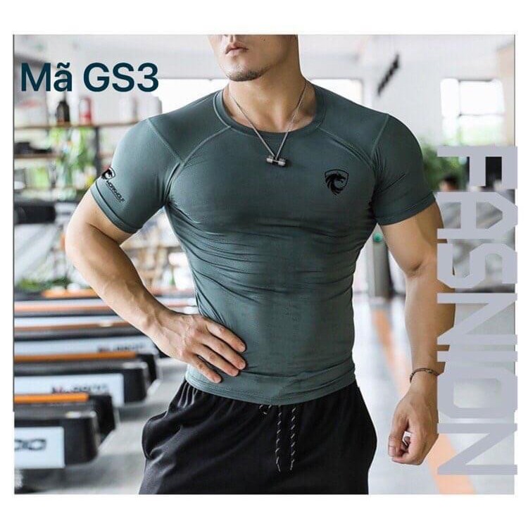 Áo Thun Thể Thao Tập Gym Nam Form Ôm Body Vải Thun Lạnh Co Dãn 4chiều | BigBuy360 - bigbuy360.vn