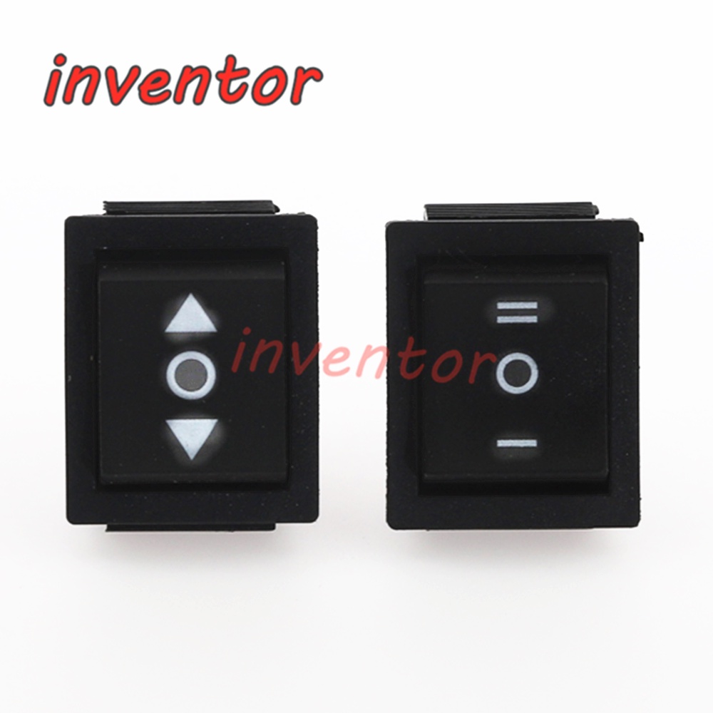 1 công tắc bật tắt KCD4 3 vị trí 6 pin 16A 250VAC/ 20A 125VAC màu đen