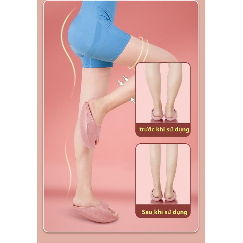 Dép đế dày thiết kế kiểu bập bênh phong cách Nhật Bản dùng tập thể dục giảm cân dành cho nữ
