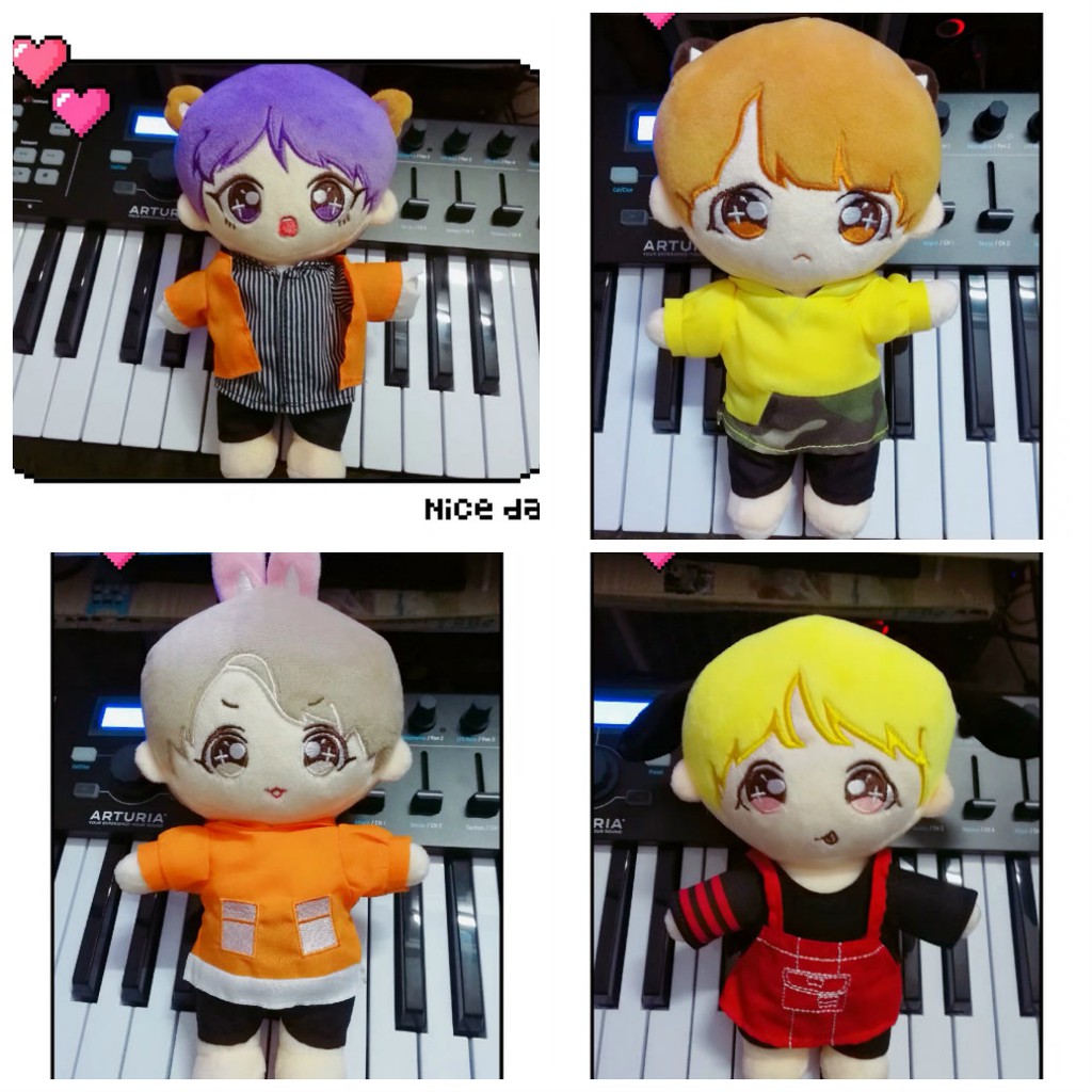 Doll bts tai thú anpanman búp bê nhóm nhạc idol phụ kiện dành cho doll