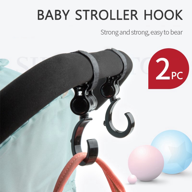 Móc treo đồ gắn xe đẩy em bé tiện dụng