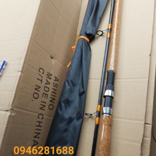 CẦN CÂU ASHINO BKACK MAX CÁN GỖ PHỦ KEO