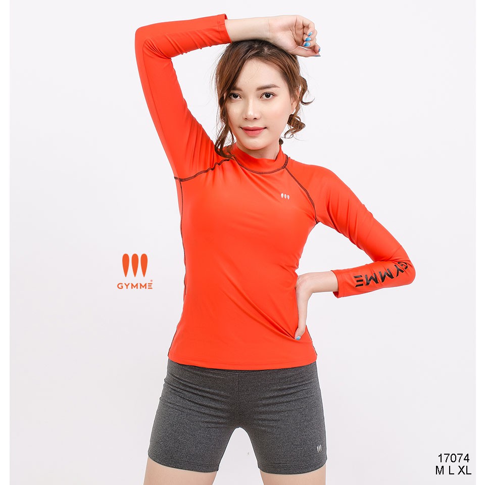 Áo bơi đi biển bikini nữ GYMME tay dài, viền chỉ nổi - 17074