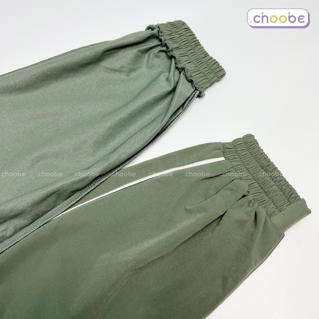 Quần jogger nữ Choobe bom vải gió mịn chất nhẹ chống nhăn cạp chun năng động cá tính thể thao tập gym Q65