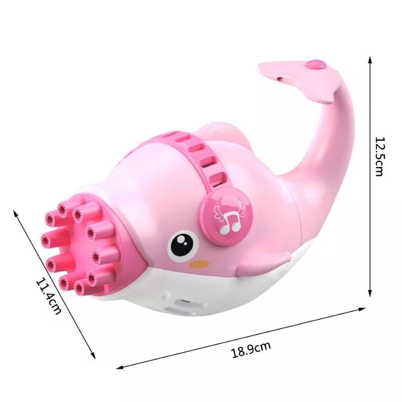 Cá heo thổi bong bóng xà phòng